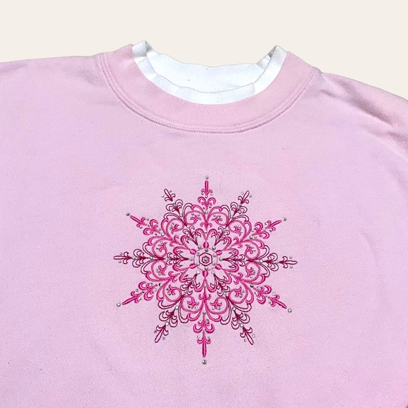 Pink Vintage 90s Sweatshirt - Picture 2 of 3